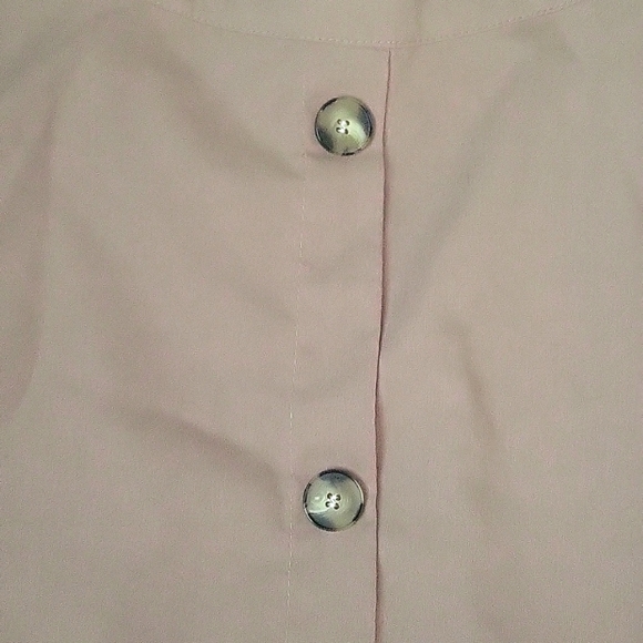Shein Tan Button Down Midi Skirt - Picture 7 of 7